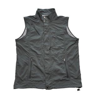 Columbia Omni Shade Gray Lightweight Vest Large